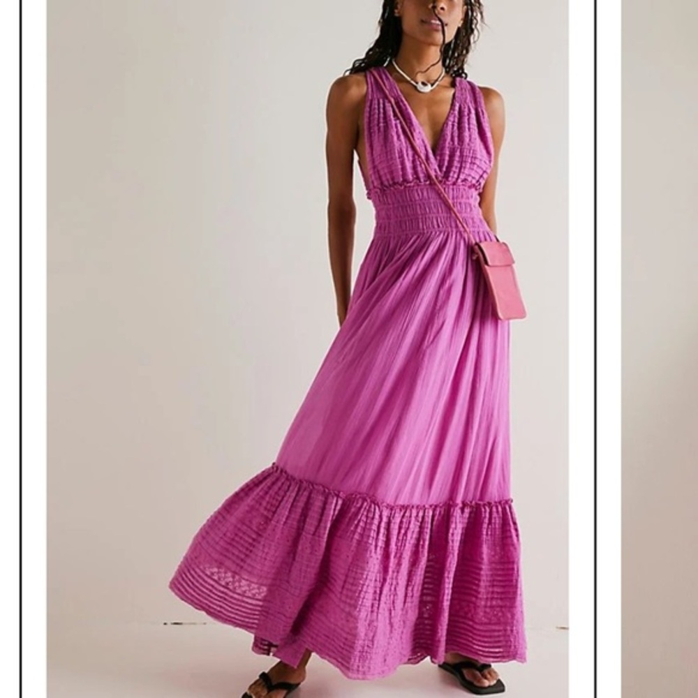 FP One Alessia Maxi‎ Dress Free People Nwot